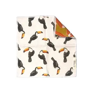 Toco Toucan: Reversible Washcloth