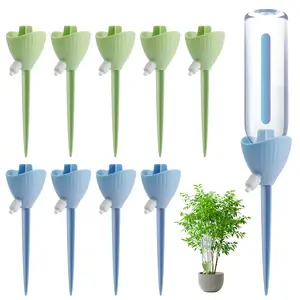 10Pcs Self-Watering Drip Irrigator - Automatic Drip Irrigation System for Plants & Flowers,Automatic Watering Devices,Dripper Irrigation Set for Garden Office Plants