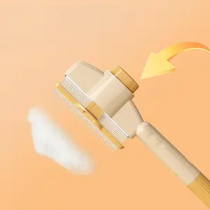 PetGroom Flea Comb with Efficient Debris Removal for Cats & Dogs