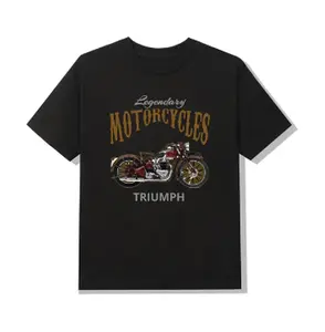 Vintage Tees Men Legend Motorcycle Triumph Casual T-shirt Male T-shirts Graphic Short Sleeve, Crew Neck T-shirt, For the gift