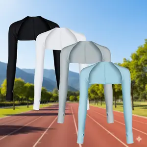 UPF 50+ Silk Arm Sleeves for Women & Men - Sun Protection for Outdoor Activities, Running, Cycling, Fishing - Breathable, Lightweight & Cooling Sunscreen Gloves for Summer