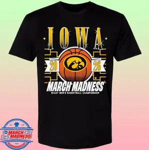 Youth & Adult Iowa Hawkeyes Mbb 2026 March Madness T-Shirts