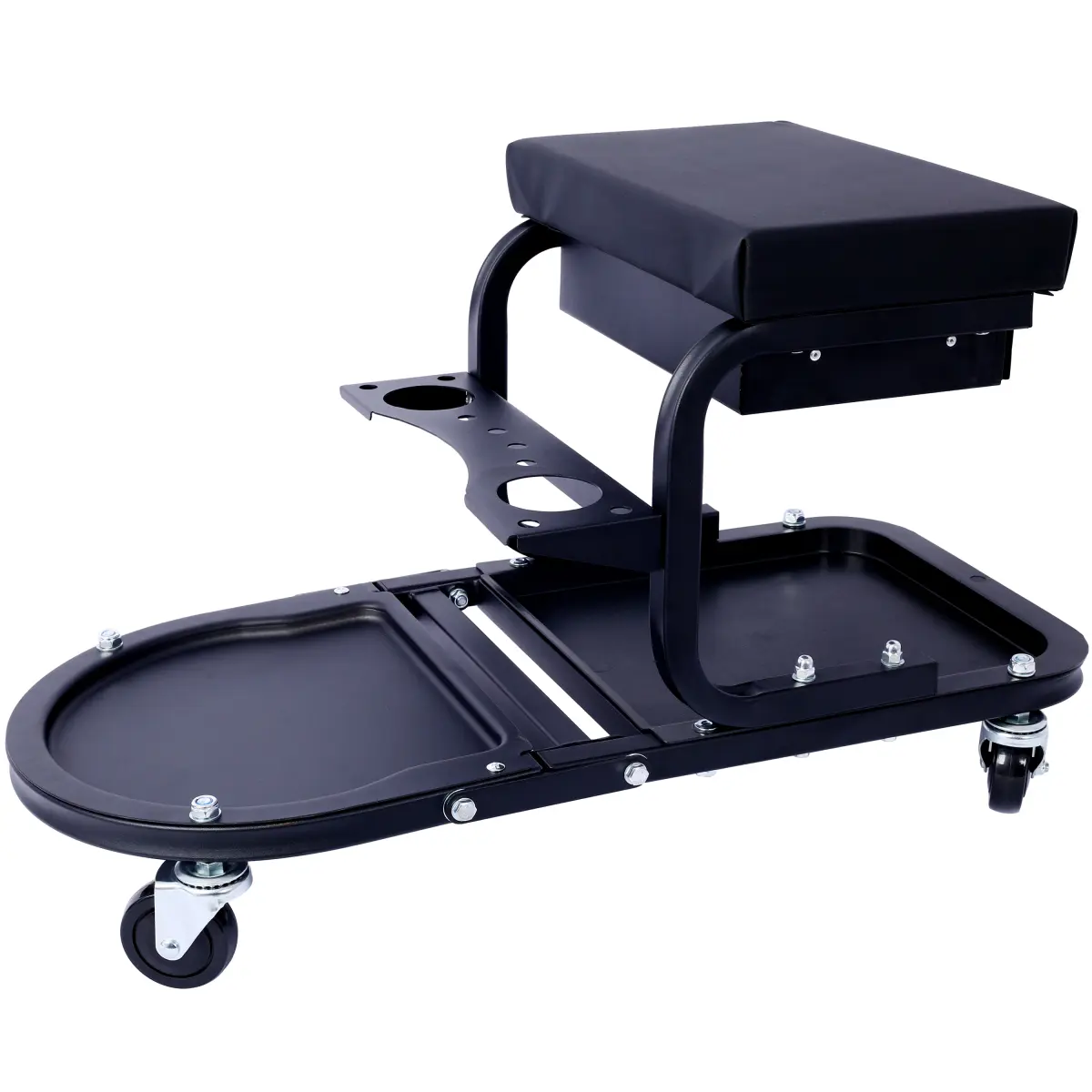 Ultimate Rolling Detailing & Utility Cart, for Cars, Trucks, SUVs, RVs, Home, Garden, Garage & More, Black Rated Capacity: 300lbs (135kgs)