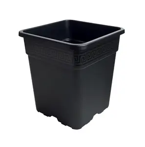 GRO Pro Black Square Pot, 0.5, 1, 1.5, 2, 5, 8 gallon
