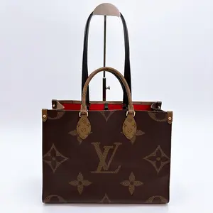 Pre-owned Louis Vuitton leather Crossbody Bags Reverse Monogram Giant Onthego MM