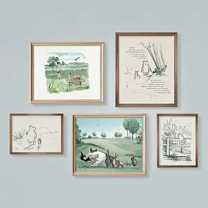 "Motivational Kids Poster 11x14 - Inspirational Nursery Decor - Vintage Style Wall Art for Toddler Room - Encouraging Quotes for Children - Durable and Reusable Nursery Sign - Classic Woodland Themed Print"