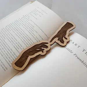 Michelangelo Wood Bookmark | Booktok Reader Gift