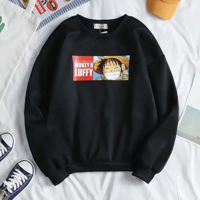 Japanese fashion onepiece manga anime crewneck sweater All Size Colors