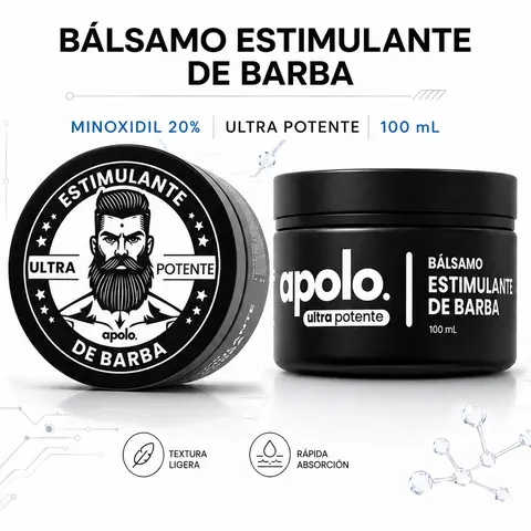 Apolo.growater Ultra Strong Minoxidil Beard Growth Cream – Men’s Fast Beard Thickening Formula, Wakes up dormant follicles, Fills patchy beard areas, Fuller & denser beard booster