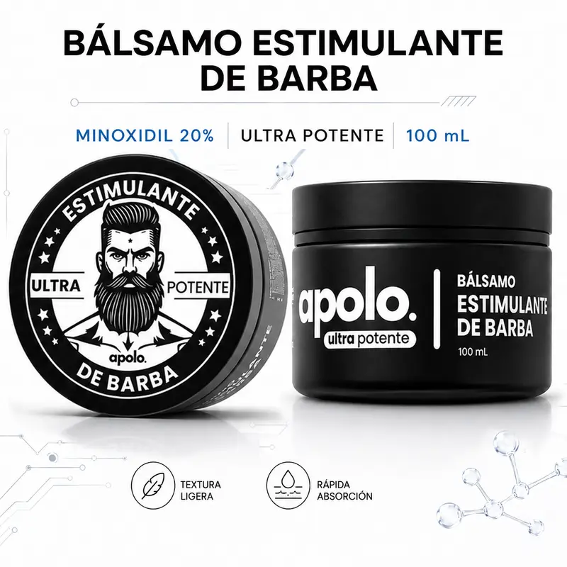 Apolo.growater Ultra Strong Minoxidil Beard Growth Cream – Men’s Fast Beard Thickening Formula, Wakes up dormant follicles, Fills patchy beard areas, Fuller & denser beard booster