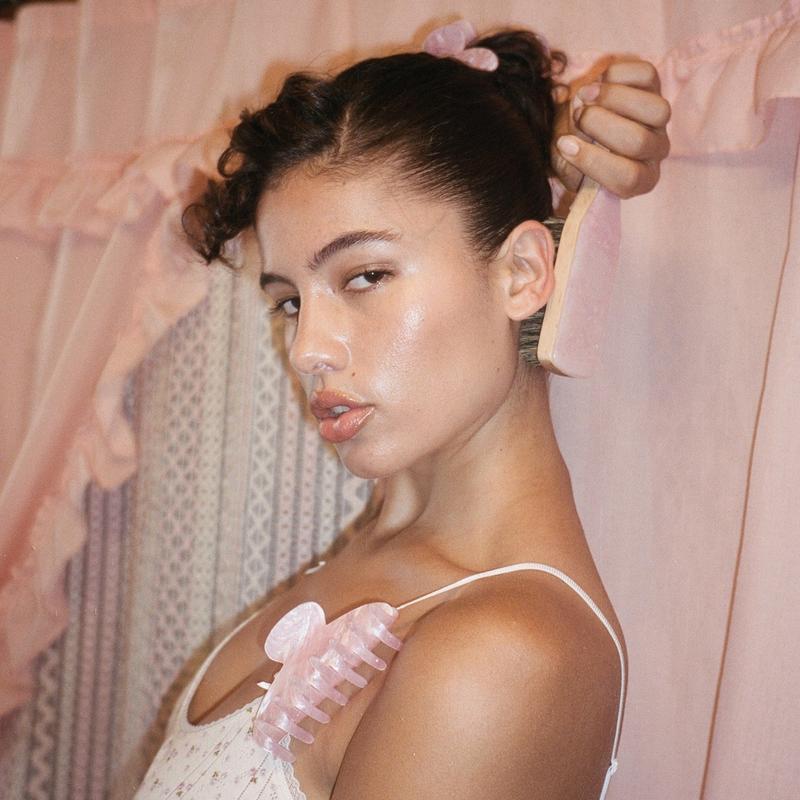 Emi Jay Big Effing Hair Claw Clip in Pink Sugar