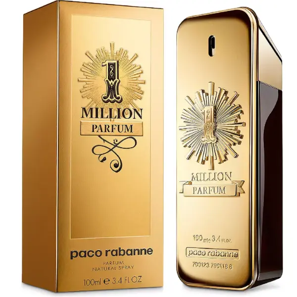 Paco Rabanne One Million for Men Parfum Spray, 3.4 Ounce