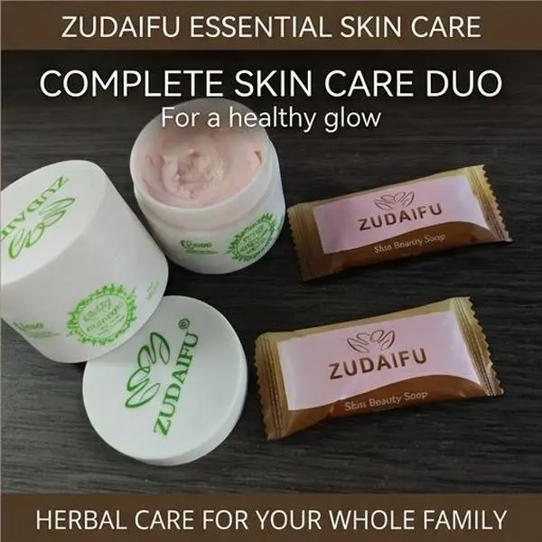 Zudaifu Skin Care Kit 2Pc 30g Cream Skin Lotion And 20Pc 7g Mini Sulfur Soap Daily Body Facial Cleansing Moisturizer For All Skin Types