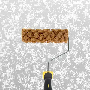 Sponge Paint Roller Small 6" for Texture Painting Decorators Brush Tool, Fast and Easy Pattern Art Sponge Roller for Home Wall(M60)