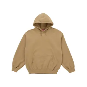 Supreme Satin Appliqué Hooded Sweatshirt (FW25) Brown