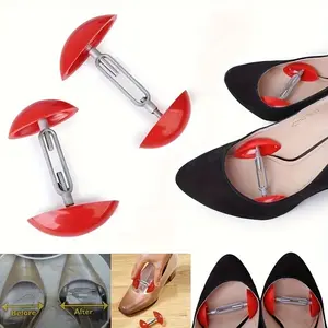 2Pcs Mini Shoe Stretcher - Adjustable Width Shoe Expander, Portable Shaper for Men and Women