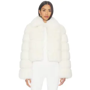Generation Love Madison Faux Fur Jacket in White