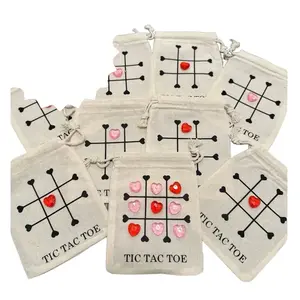 Tic Tac Toe Valentines for Kids, Class Valentines, Valentine’s Day Gifts, Tic Tac Toe Bags, Toy Included kid valentine