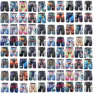 2PCS/ 3PCS /4pcs Men's Outdoor Sports Boxer Briefs Engineered for Motion Performance-Driven & Breathable: Men's Outdoor Training Boxer Briefs with Original Print