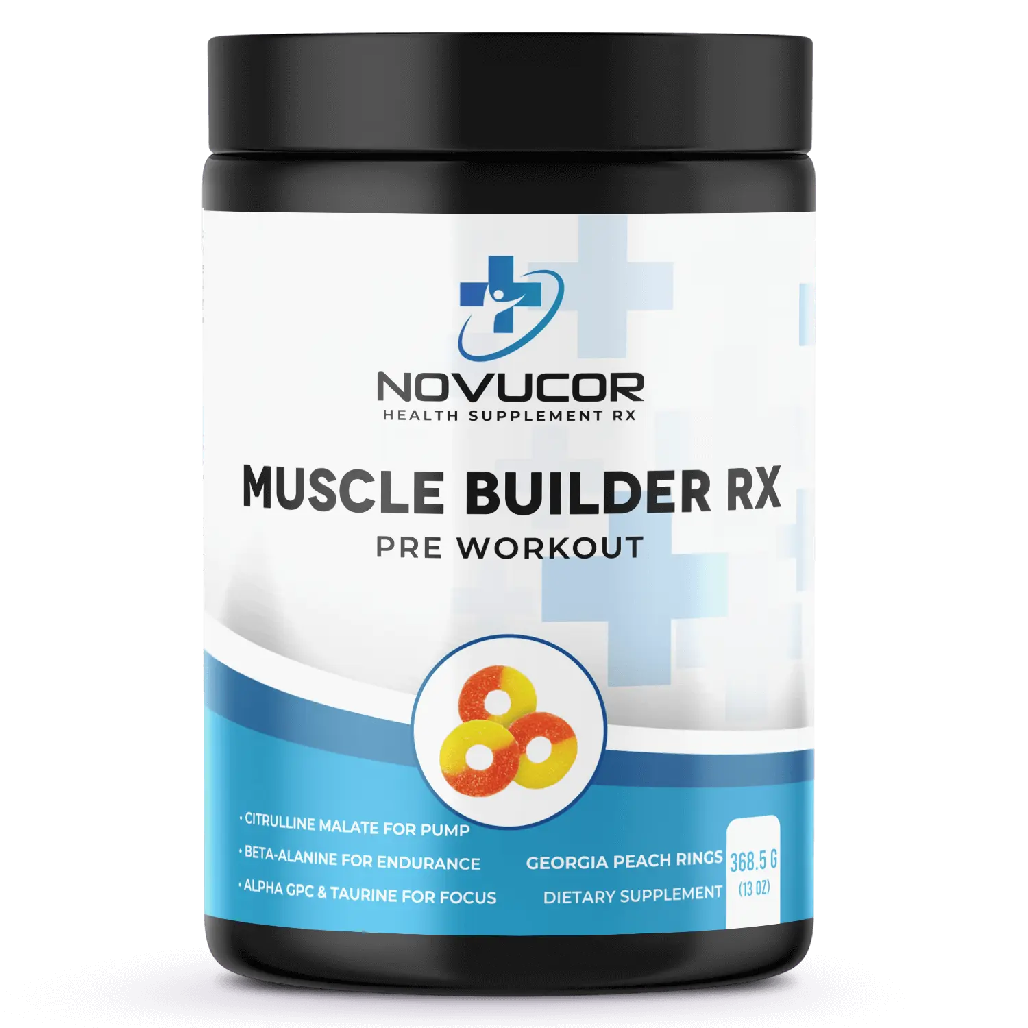 Pre-Workout (Georgia Peach Rings) Muscle Builder Series pre  workout Healthcare Supplement Thermogenic Energy Drink Fitness Dietary