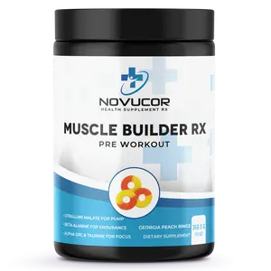 Pre-Workout (Georgia Peach Rings) Muscle Builder Series pre  workout Healthcare Supplement Thermogenic Energy Drink Fitness Dietary
