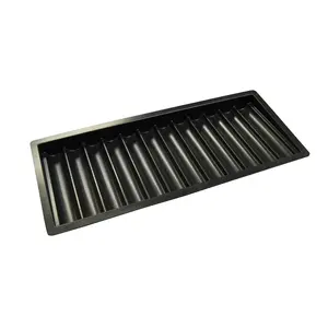 12 Slot Plastic Black Dealer Tray