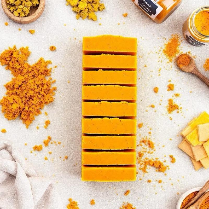 Pursuit By Brittany Ashley Turmeric, Kojic Acid and Seamoss Facial SkincareDark Spot Remover 5lb Soap Loaf Acne Brightening Discoloration Gentle