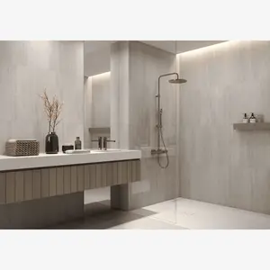 Verve Travertine Gray 12x24 Porcelain Tile Sample