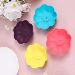 Silicone Ice Cream Holder, 4 Counts/set Portable Ice Cream Stand, Ice Cream Holder for Home Kitchen Dining Room Picnic, Utensils