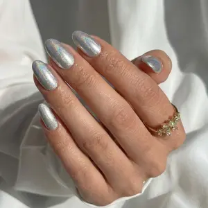 Fairy Chrome Almond Nails - Press On Nails