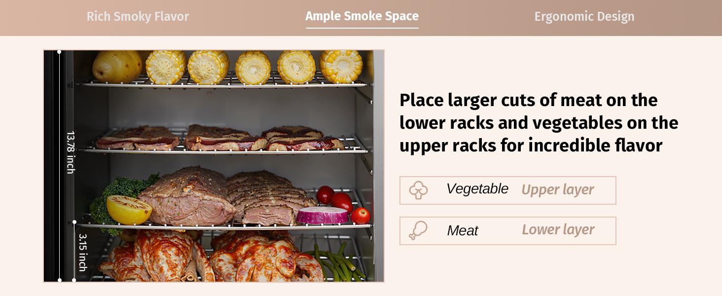 EAST OAK Ridgewood Pro 30" Electric Smoker, Smoker with Leg Kit & Glass Door, Side Wood Chip Loader, 725 Sq Inches of Cooking, Digital Control, Night Blue EAST OAK Ridgewood Pro 30" Electric Smoker, Smoker with Leg Kit & Glass Door, Side Wood Chip Loader, 725 Sq Inches of Cooking, Digital Control, Night Blue