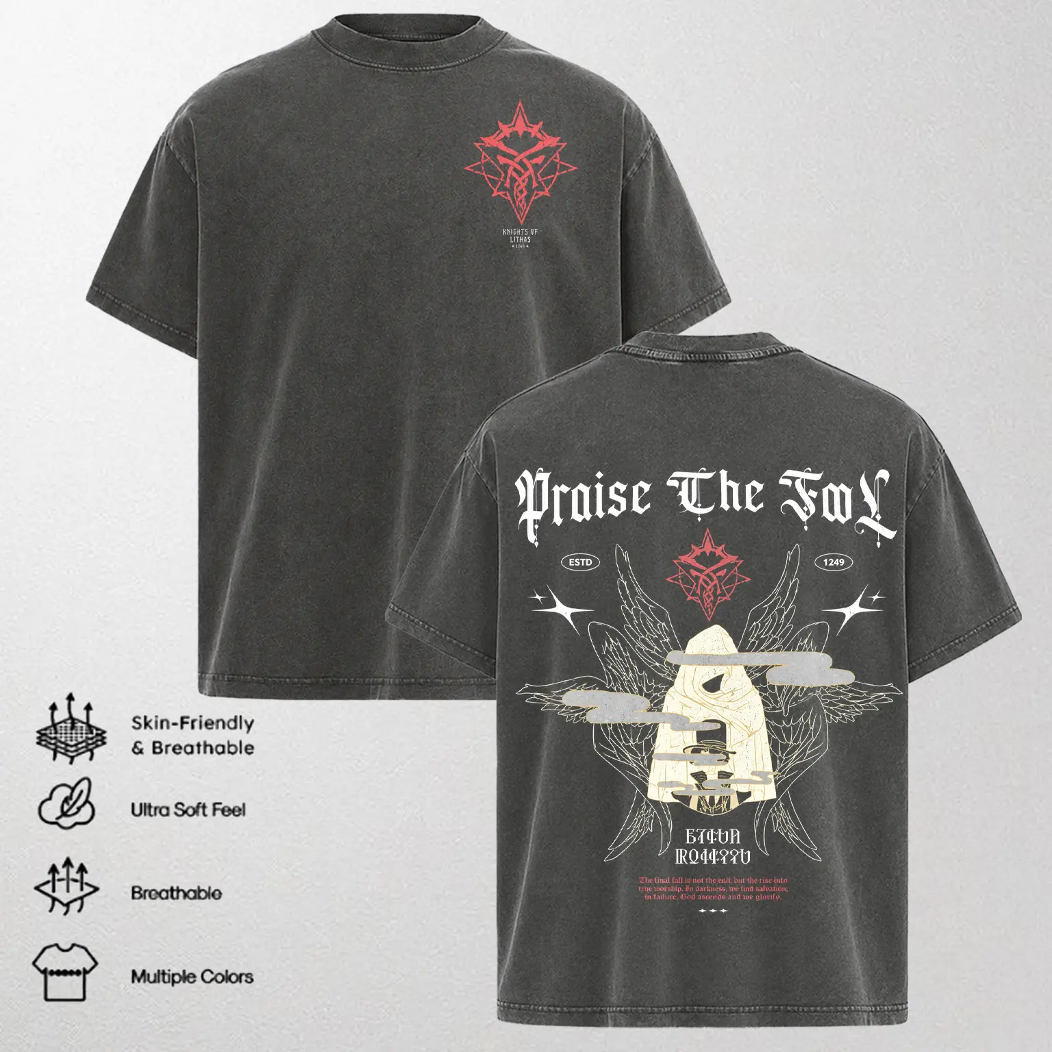 Praise The Fool Unisex T-shirt, Lord Of The Mysteries Shirt, Klein Moretti Tee, Lotm merch, Light Novel T shirt, Anime / Donghua otg clothes, Gift for x