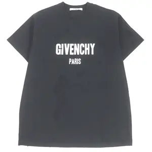Pre-owned Givenchy Cotton Small Leather Goods T Shirt Black XS