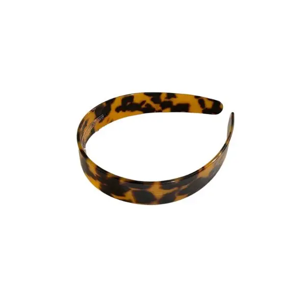 Amber Tortoise Shell Headband for Women, Wide Acetate Hair Accessory with Comfortable Non-Slip Teeth for Casual or Engagement Looks, Headbands For Women, Daily, Any, All Seasons, Auspicious