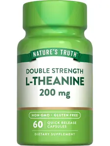 L-Theanine 200mg - 60 Quick Release Capsules - Double Strength L-Theanine 200mg - 60 Quick Release Capsules - Double Strength