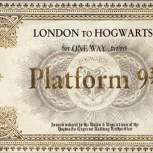 Platform 9 3/4 themed stickers the Ultimate Rectangle Sticker for Anywhere & Anything  Minimal Tech Style | Waterproof | Perfect Fit for Laptops & Accessories - Unique Personalization