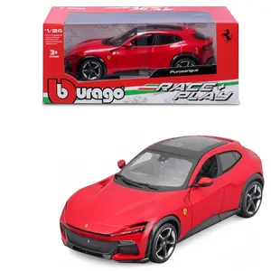 Bburago 1:24 Ferrari Purosangue – Red Diecast Model Car