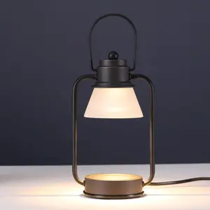 Mini Retro Wax Melting Lamp, Aromatherapy Candle Warmer, Modern Metal Table Light, No Fire Wax Candle Holder, Bedroom Nightstand Lamp, Candle Wax Melts