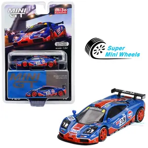 Mini GT 1:64 McLaren F1 GTR #33 1996 Le Mans 24Hr Gulf #723 diecast model