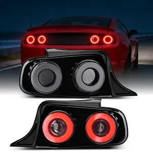 LED Tail Light for 2010-2014 Ford Mustang Sequential Taillights Replacement Turn Signal Rear Brake Lamp with Start Up Animation