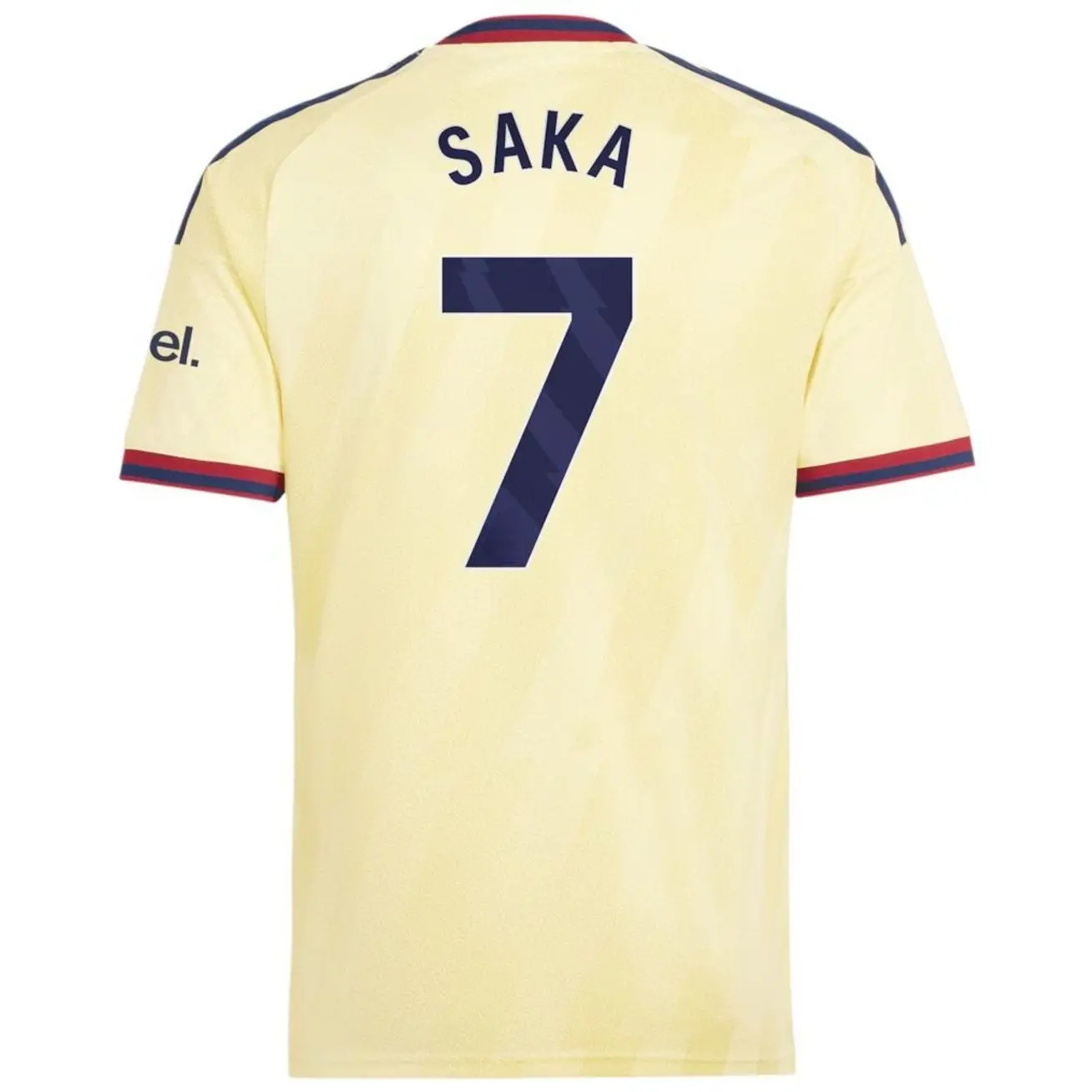 Unisex Soccer Shirt Bukayo 7 2026/27 Third Replica Jersey - Yellow Premier