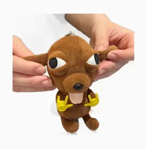 Hip-Hop Chihuahua Stuffed Toy Keychain - TikTok-Inspired Plush Doll with Socks, Backpack Charm, Birthday Gift for Girls