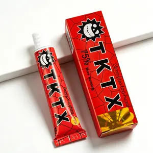 TKTX Tattoo Numbing Cream-Red 75% Limited Edition-For Painless Tattooing-Very Strong Tattoo External Cream 10g
