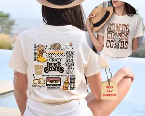 Combs Bullhead Two Side Print Shirt, Country Music Fan Tee, Western Cowboy Graphic Shirt, Cowgirl Style Shirt, Concert Outfit