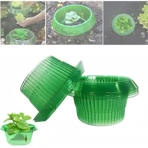 10-Pack Slug Collars for Plants – Snail Barrier Rings, Chemical-Free Garden Protection for Seedlings & Flowers – Natural Defense Against Slugs & Snails