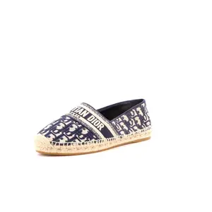 Pre-owned Christian Dior Women's Granville Espadrilles Oblique Canvas by Rebag