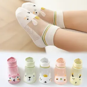 [5-Pack Baby Socks] 5-Pack Girls' Cute Baby Socks - Multicolor & Baby Patterns, - Mid-Calf Soft Socks Suitable for, Playtime & Casual Attire