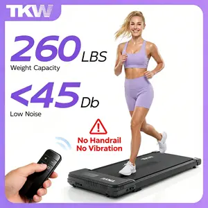 【Spring Refresh】TKW Easy StorageWalking Vibration Pad P1,Vibrating Plate, Remote Control Lightweight Under Desk Treadmills For Home & Office,Servo Motor Technology, 4 in 1 Portable Walking Pad Treadmill,Adjustable Incline, 260lbsWeight Capacity