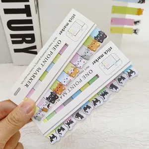 Cute Cartoon Cat Sticky Notes Set, 150 Sheets Per Pack, Perfect for Bookmarks and Memos, Essential Office Study Supplies