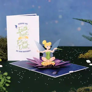 Disney's Tinker Bell Pixie Dust Birthday Pop-Up Card